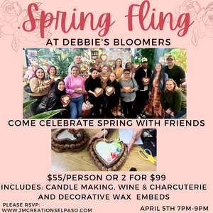 Spring Fling at Debbie's Bloomers April 5th