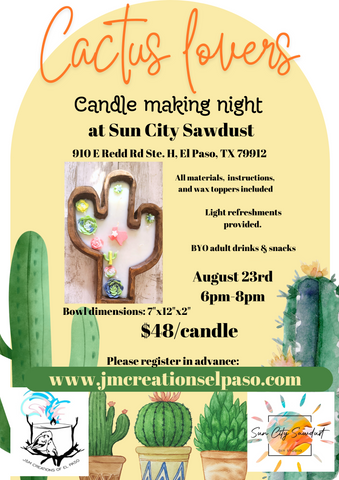 Cactus Lovers at Sun City Sawdust August 23rd