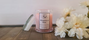 Whispers of Rose Scented Soy Candle