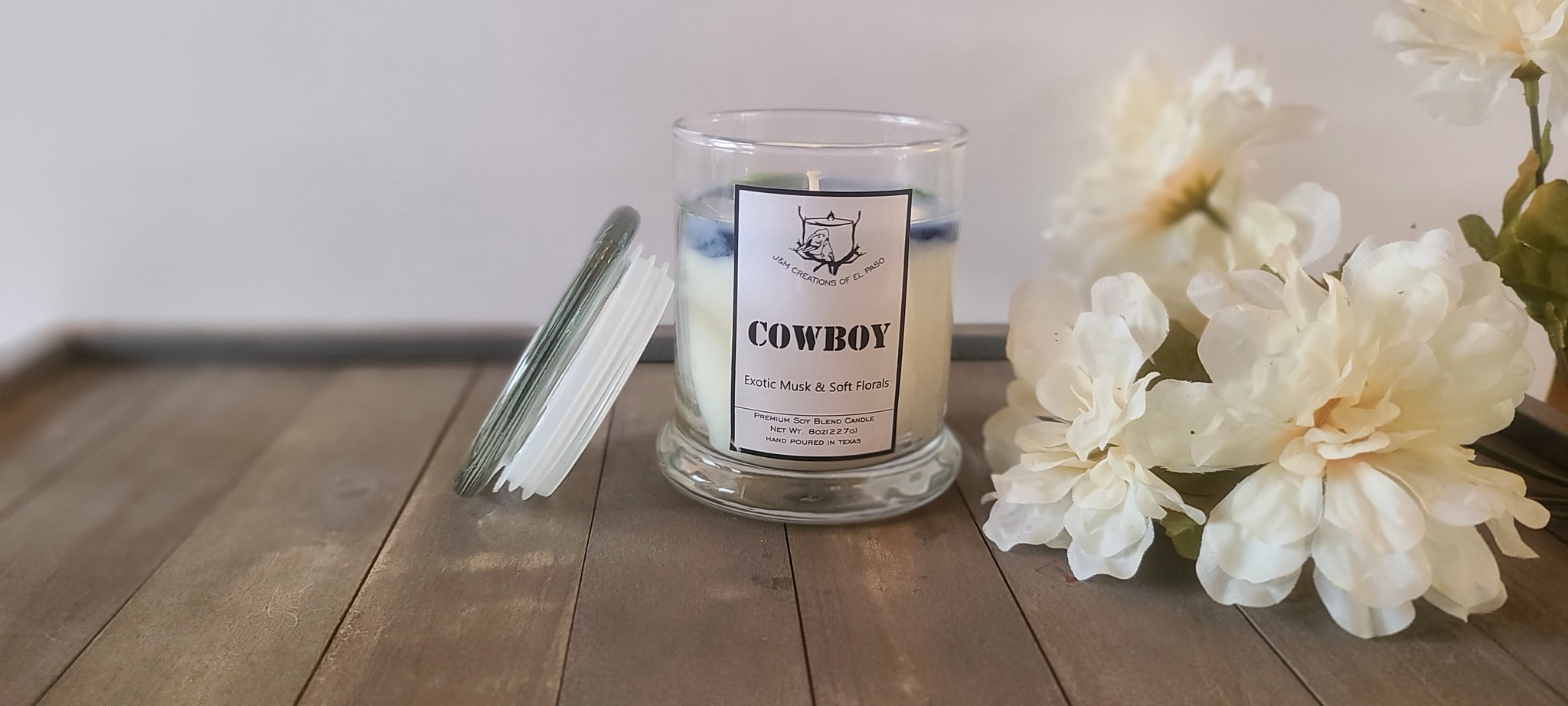 Cowboy Scented Soy Candle